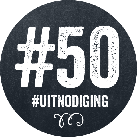 Hippe sluitzegel met hastag leeftijd