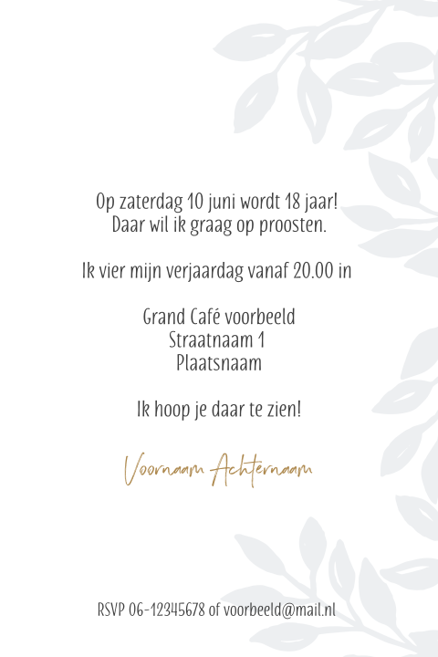 Kaart binnenkant