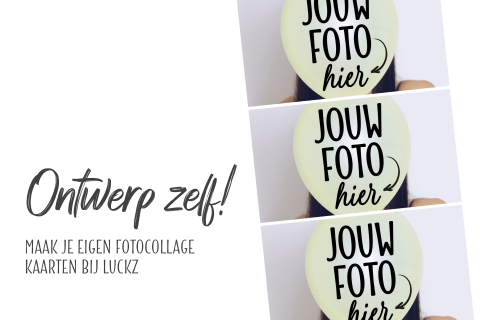 Fotokaart maken 3 foto's