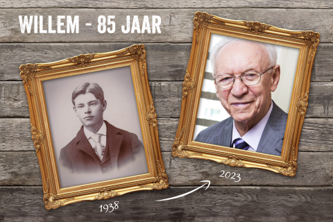 Verjaardag uitnodiging 85 jaar fotos toen nu
