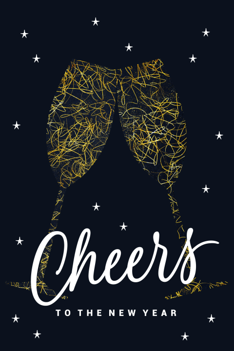 Nieuwjaarsborrel uitnodiging
