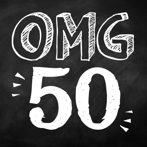 OMG 50 grappige uitnodiging