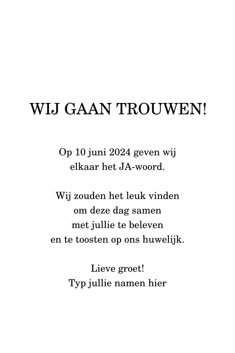 Kaart binnenkant