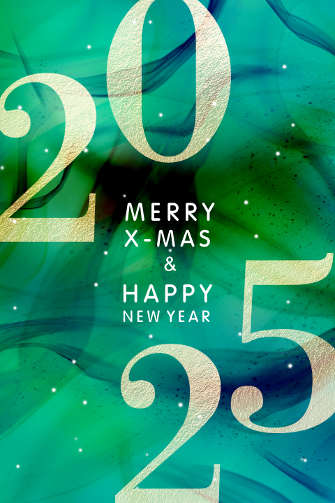 Kerstkaart zakelijk modern 2025 nieuwjaarskaart