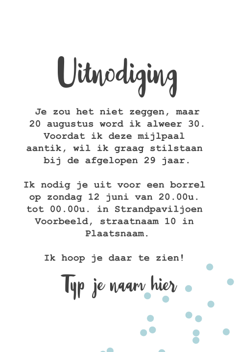 Kaart binnenkant
