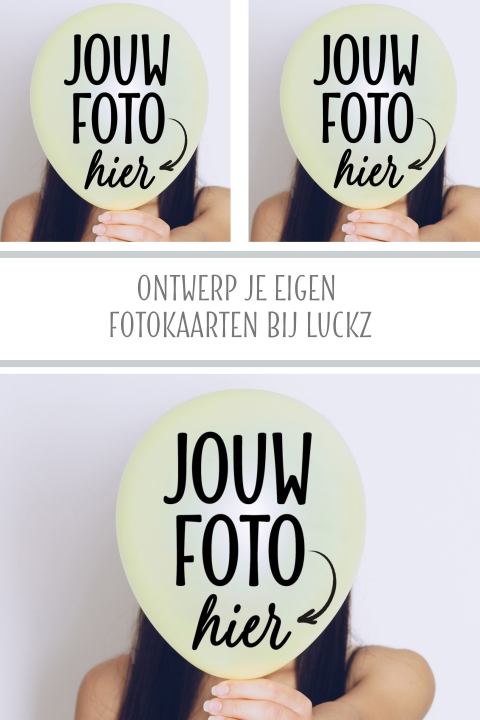 3 foto collage kaart