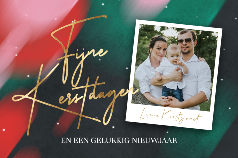 Fijne Feestdagen kaarten met foto personaliseren