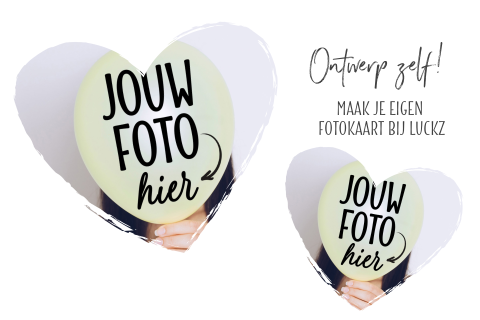 Fotokaart 3 hartjes