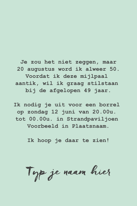 Kaart binnenkant