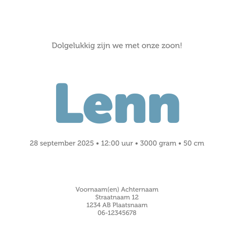 Kaart binnenkant