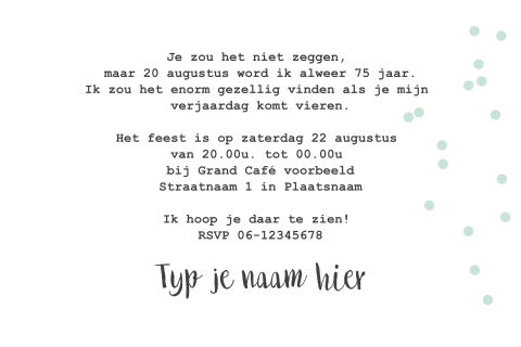 Kaart binnenkant