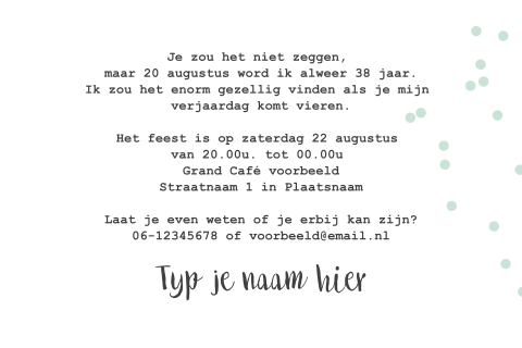 Kaart binnenkant