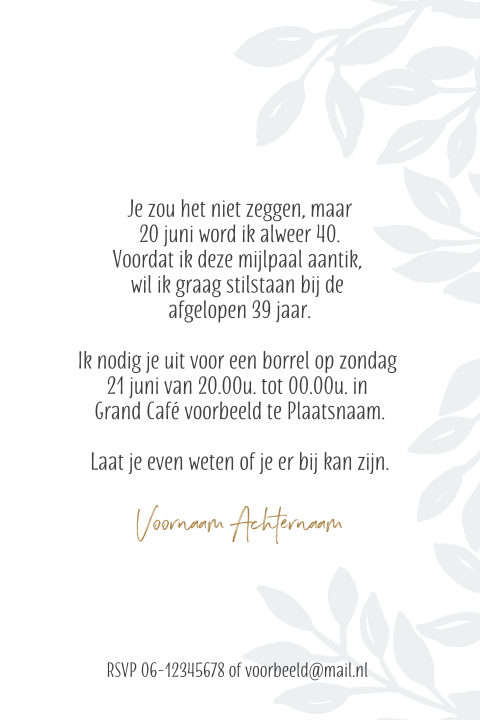 Kaart binnenkant
