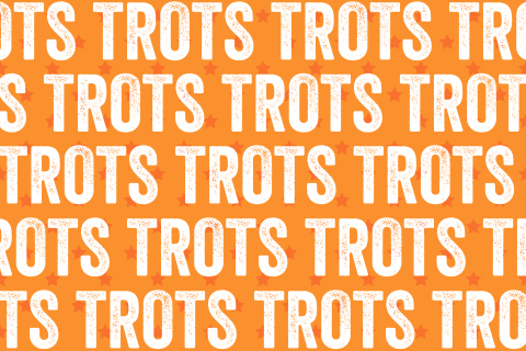 Trots op jou wenskaart hippe typografische trots woorden