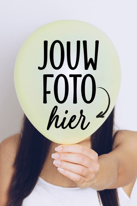 Fotokaart maken staande foto dubbele kaart