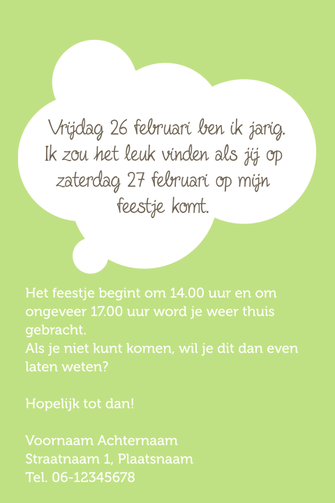 Kaart binnenkant
