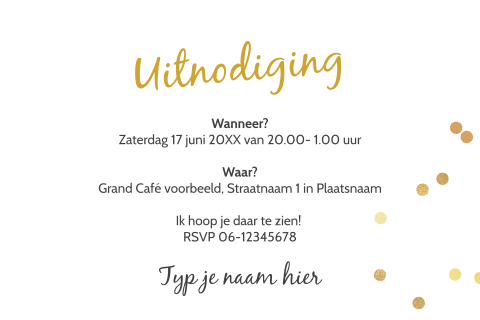 Kaart binnenkant