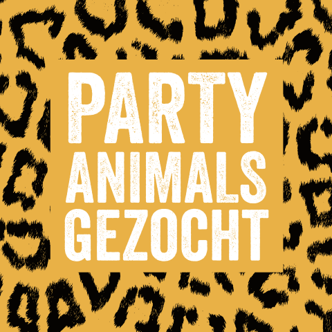 Uitnodiging verjaardag party animals gezocht grappig