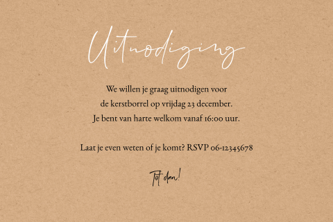 Kaart binnenkant