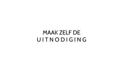 Template uitnodiging