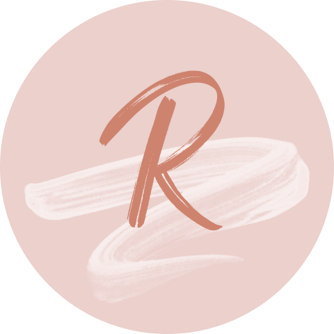 Sluitzegel verf vegen roze initiaal