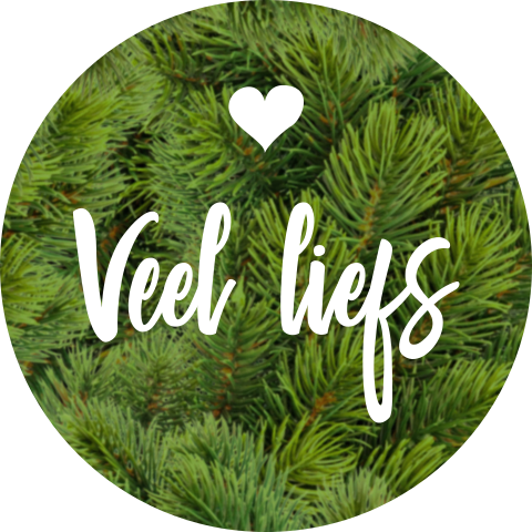 Kerst sluitzegel stickers maken met eigen tekst