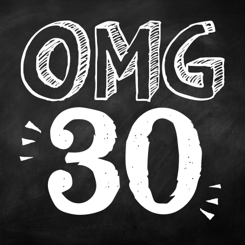 OMG grappige uitnodiging 30 jaar