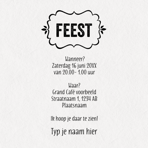 Kaart binnenkant