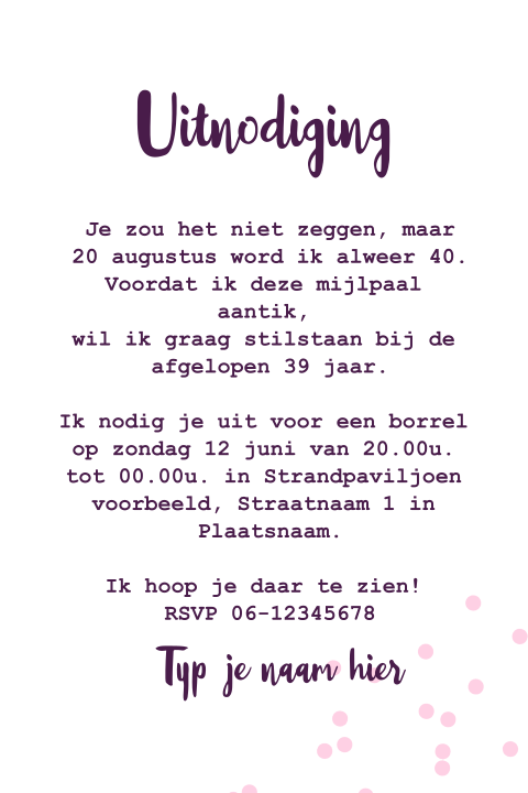 Kaart binnenkant