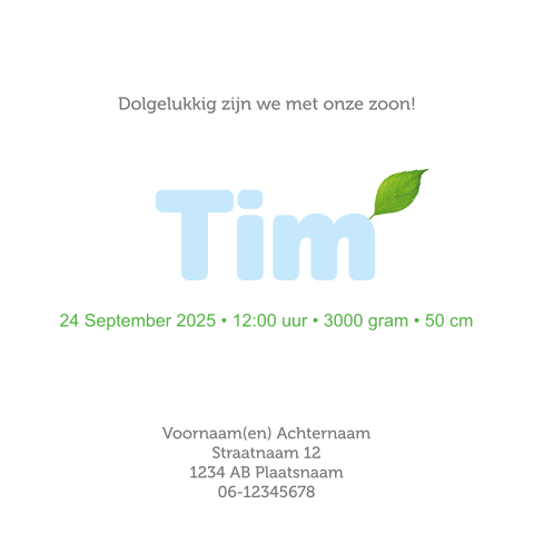 Kaart binnenkant