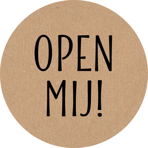 Zelf sluitzegel maken met kraftpapier look