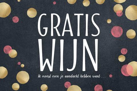 Grappige uitnodigingen gratis wijn