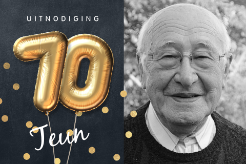 Leuke uitnodigingen verjaardag 70 jaar eigen foto