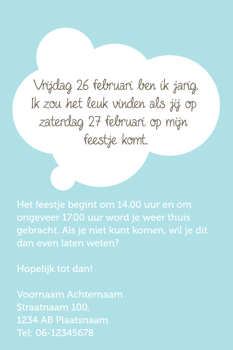 Kaart binnenkant