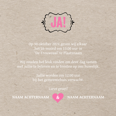 Kaart binnenkant