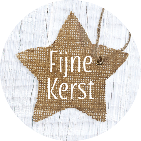 Kerst sticker personaliseren sluitzegels