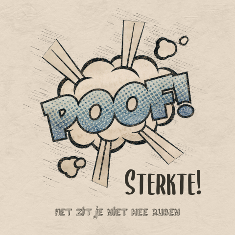 Sterkte kaart Poof het zit je niet mee