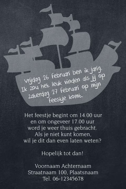 Kaart binnenkant
