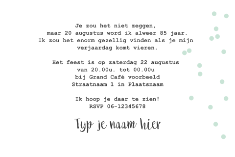 Kaart binnenkant