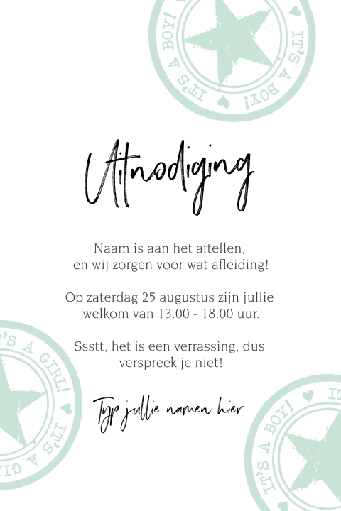 Kaart binnenkant