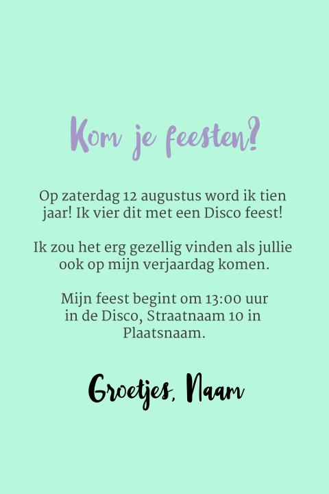 Kaart binnenkant