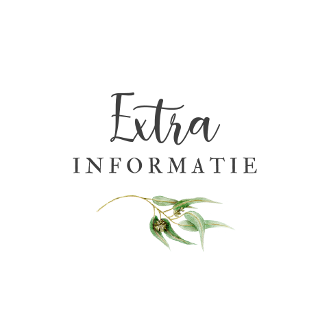 Inlegvel kaart eucalyptus takje trouwen