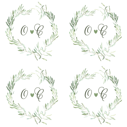 Stijlvol label met olive dream voor een uniek cadeau