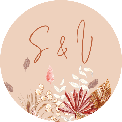 sluitzegel boho flowers