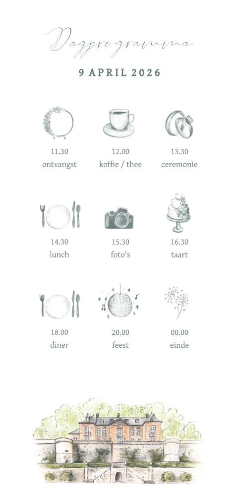 programmakaart fotoprogramma chateau neercanne