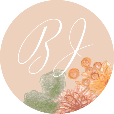 Sluitzegels 25 stuks bloemen groen oranje