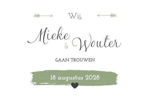 Moderne Typografische kaart