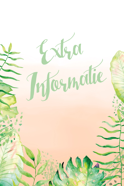 Extra Informatie Watercolor Dip en Dye Oerwoud
