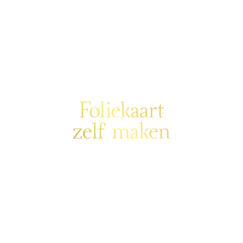 Foliekaart Blanco vierkant enkel