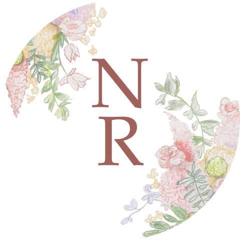 sluitzegel roze pastel bloemen love